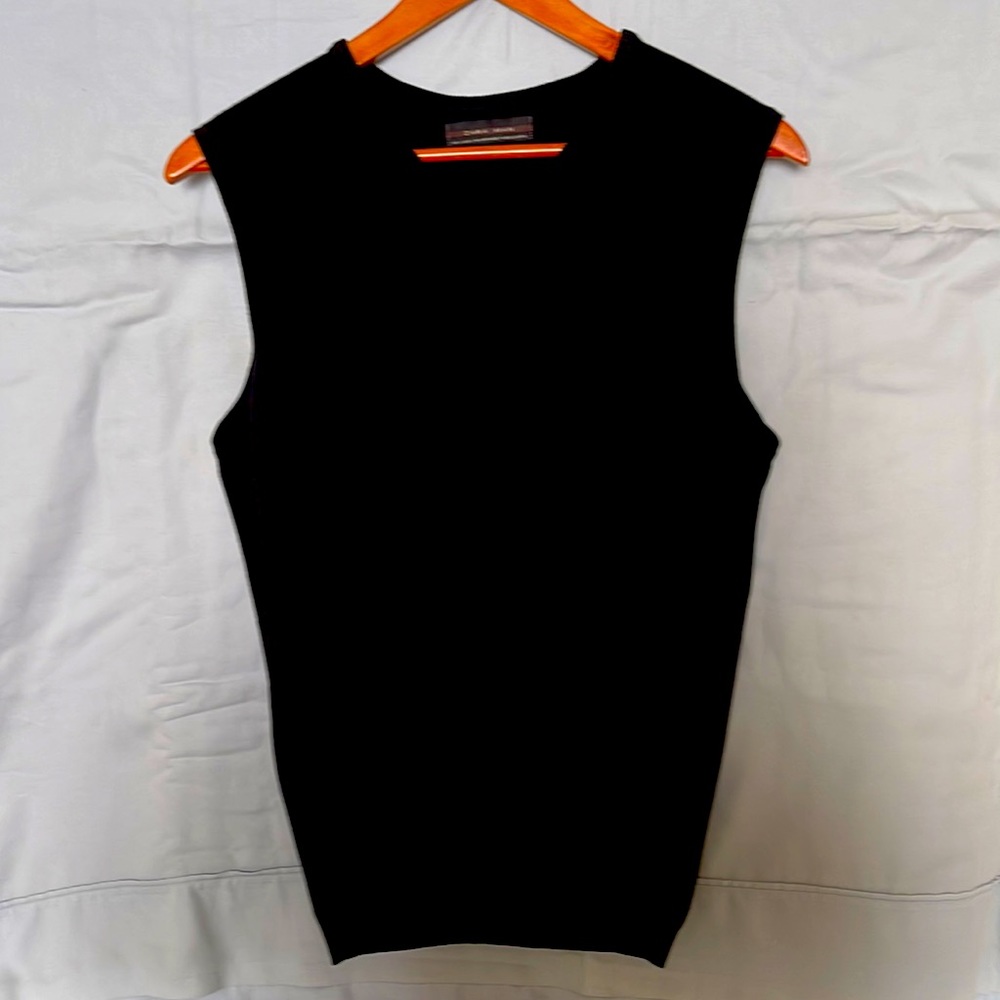 Zara man 100% wool sweater vest .To warm you up